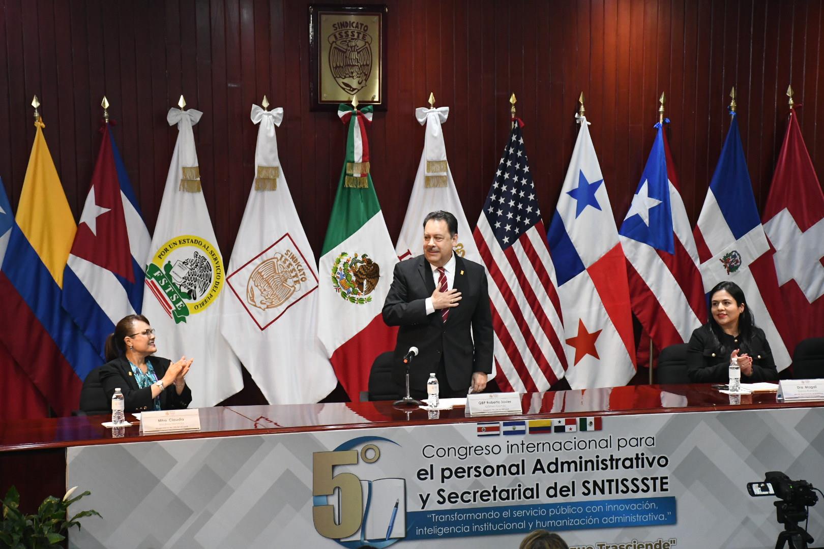 5° Congreso Internacional para Personal Administrativo y Secretarial del SNTISSSTE, Inauguración
